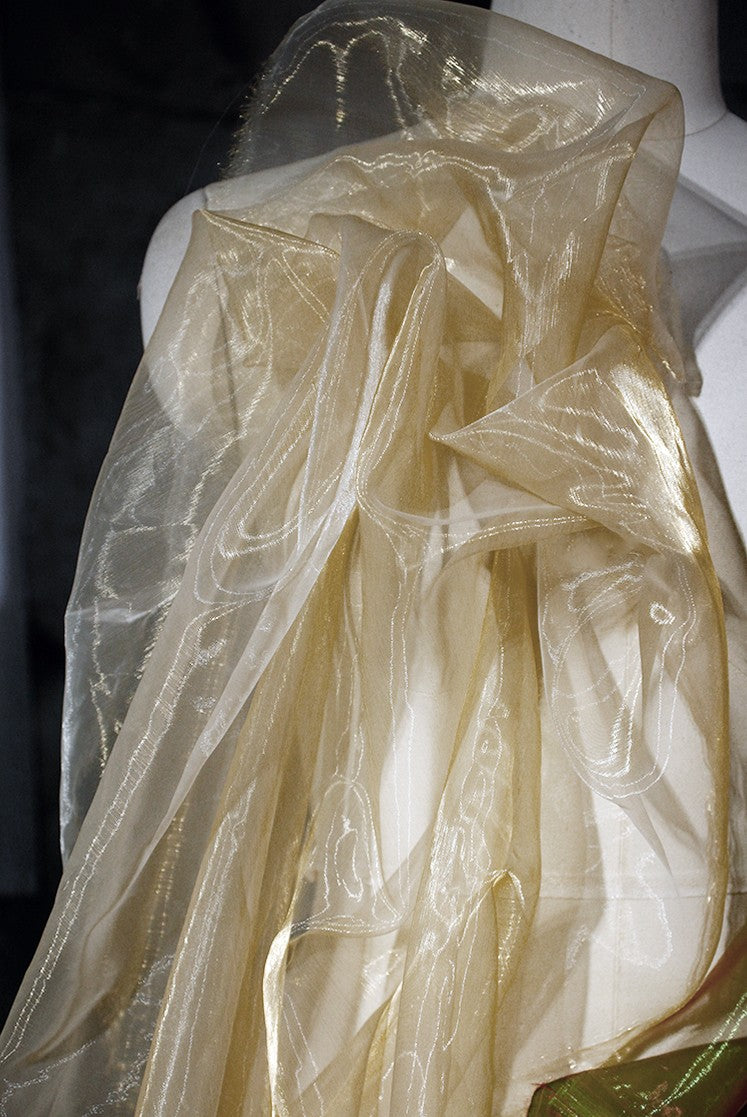 Jelly Sea Organza – Multicolor Liquid Shine Fabric