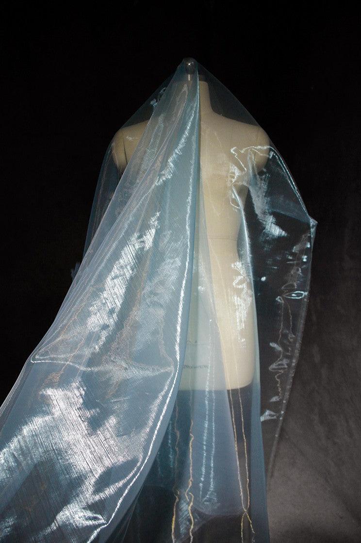 Jelly Sea Organza – Multicolor Liquid Shine Fabric