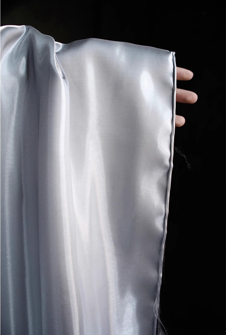 Lustre Flow Fabric – High-Gloss Reflective Textile