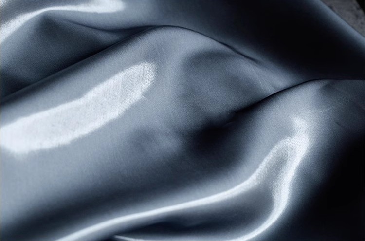 Lustre Flow Fabric – High-Gloss Reflective Textile