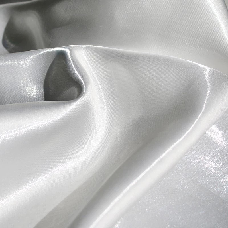 Lustre Flow Fabric – High-Gloss Reflective Textile