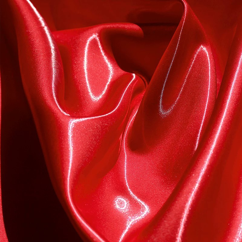 Lustre Flow Fabric – High-Gloss Reflective Textile
