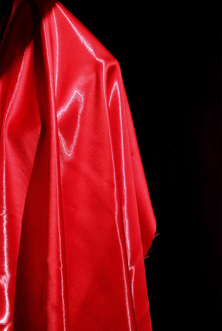 Lustre Flow Fabric – High-Gloss Reflective Textile
