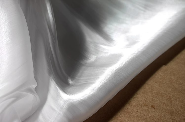 Luminous Silk Essence – Ultra-Smooth Draping Designer Fabric