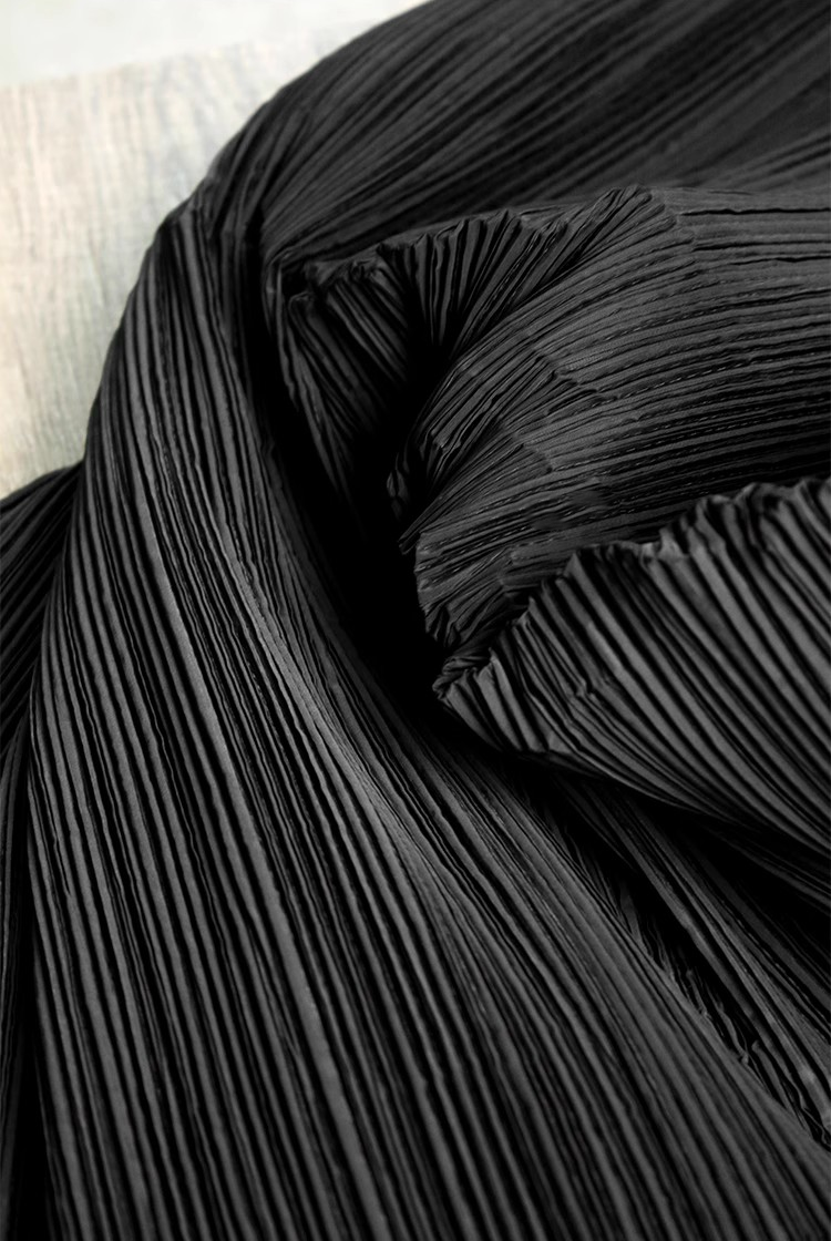 Moldable Pleated Crepe Fabric