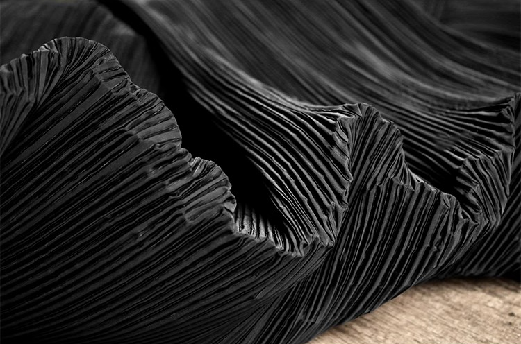Moldable Pleated Crepe Fabric
