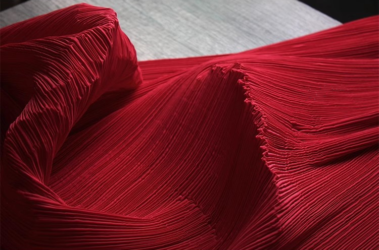 Moldable Pleated Crepe Fabric