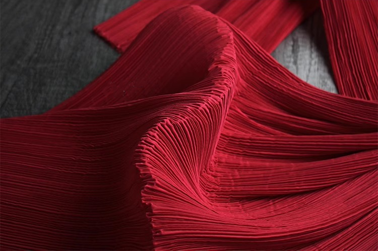 Moldable Pleated Crepe Fabric