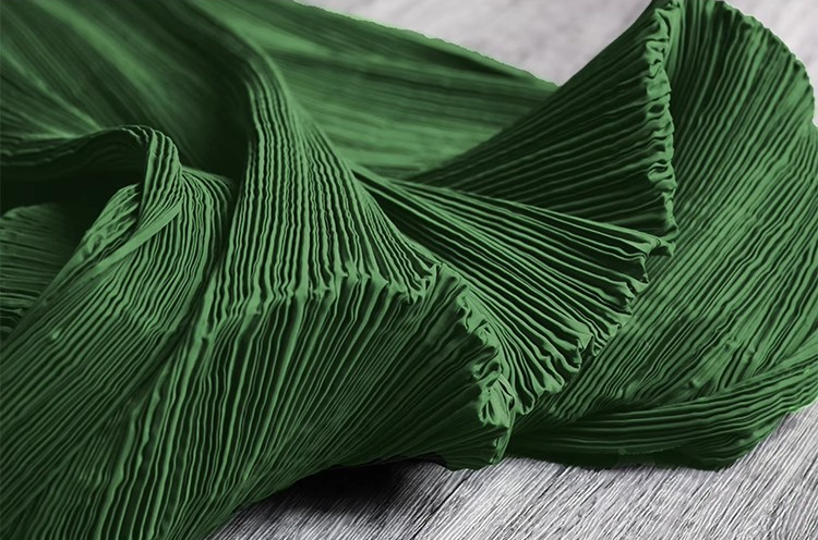 Moldable Pleated Crepe Fabric