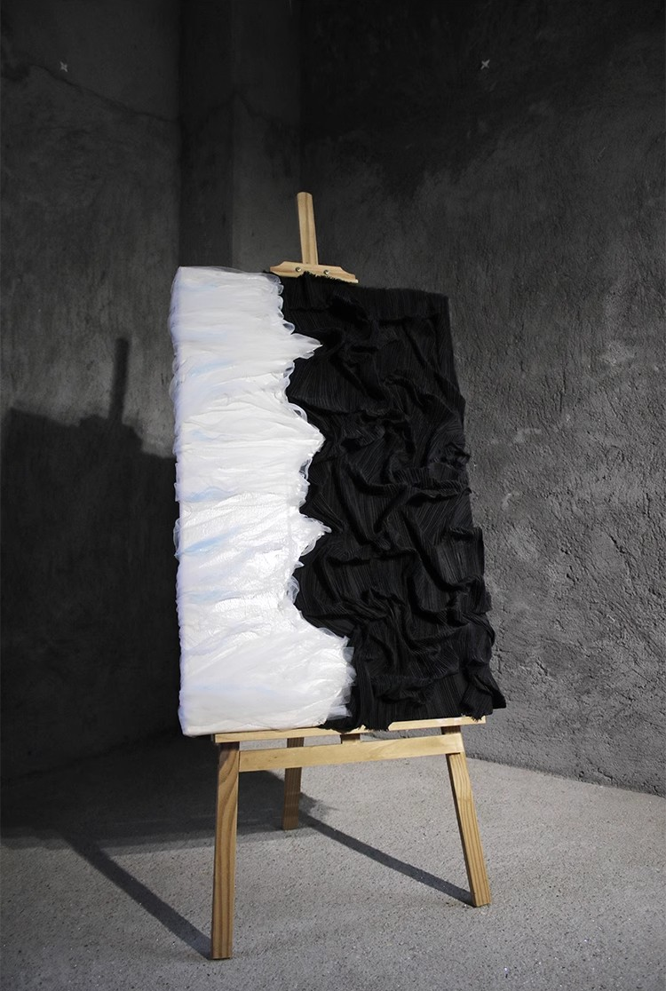 Moldable Pleated Crepe Fabric