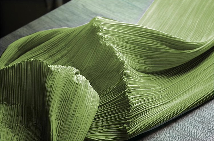 Moldable Pleated Crepe Fabric