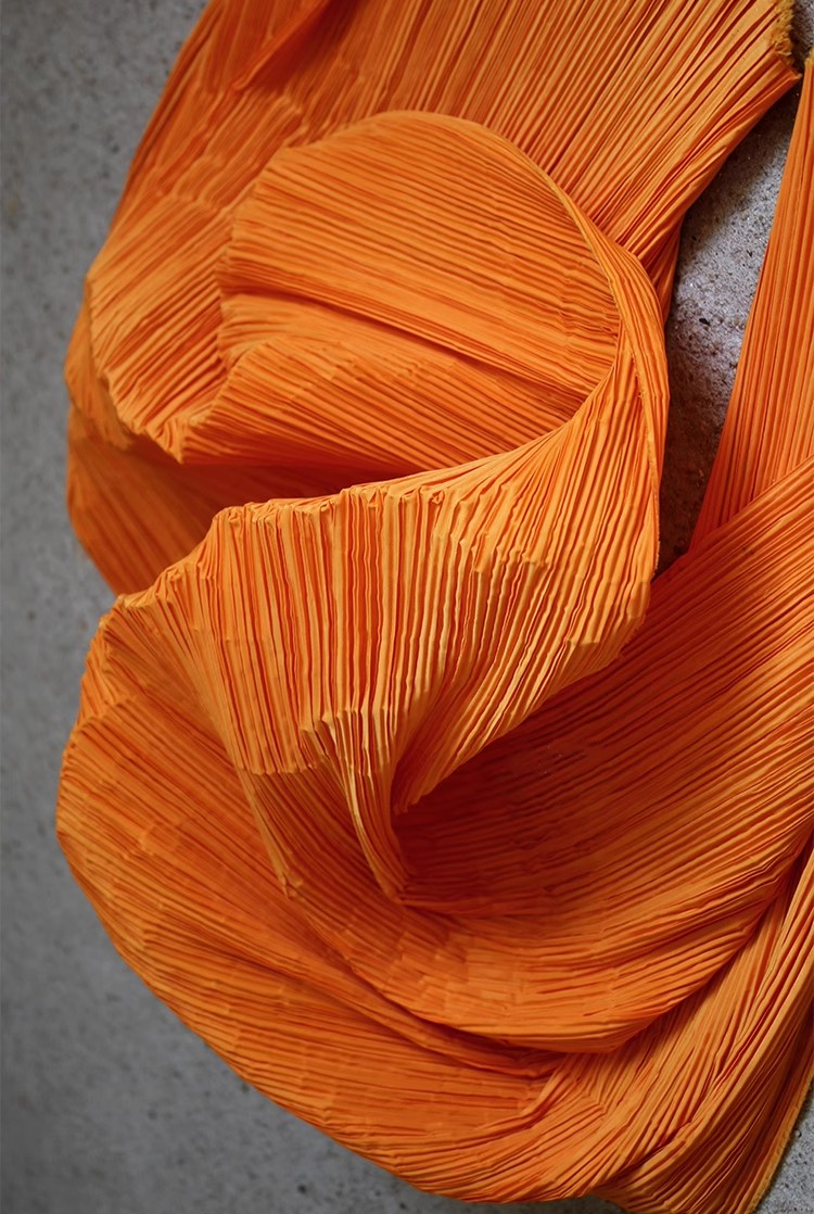 Moldable Pleated Crepe Fabric