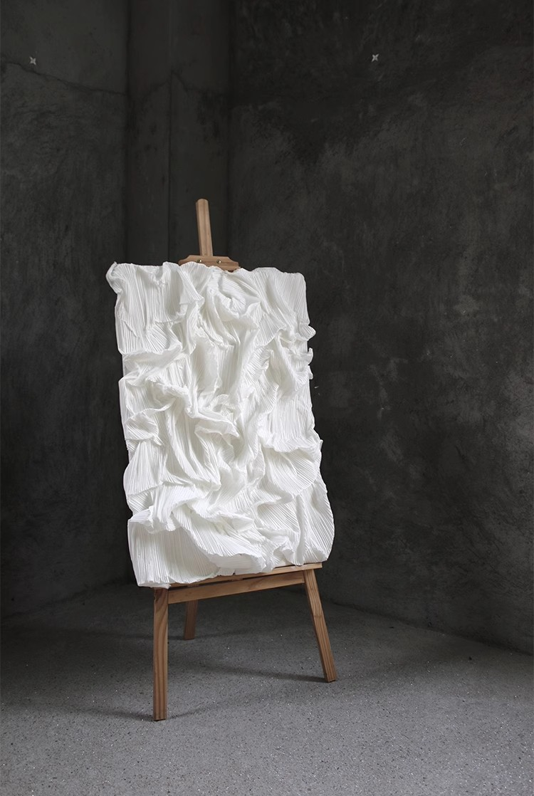 Moldable Pleated Crepe Fabric