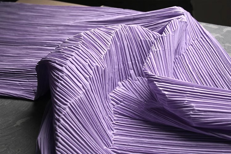 Moldable Pleated Crepe Fabric