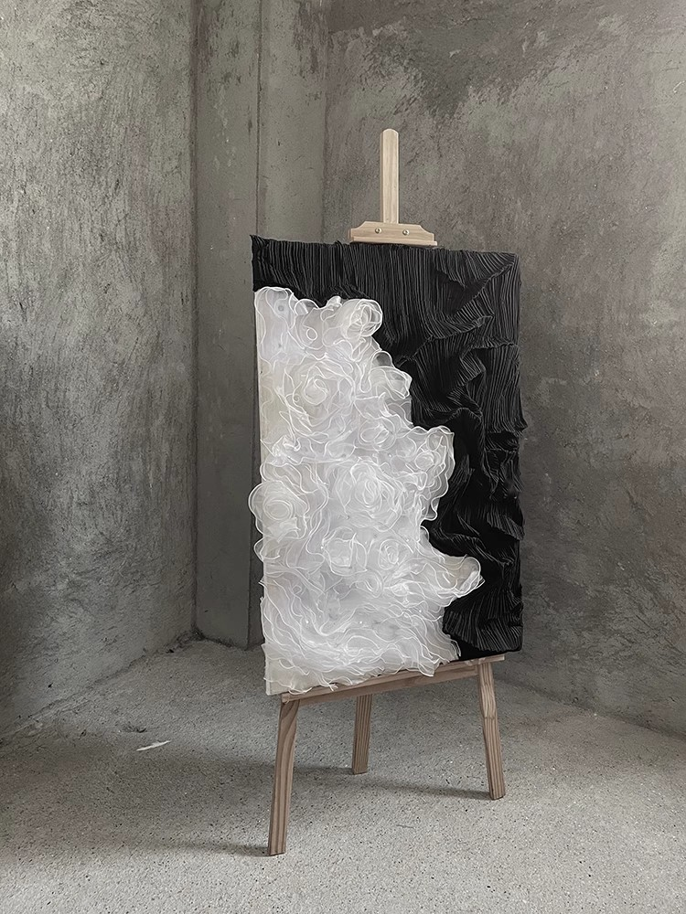 Moldable Pleated Crepe Fabric