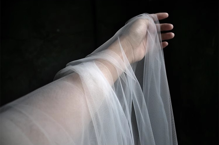 Crystal Sheer Stretch Net – Diamond Grid Tulle for Elegant Creations