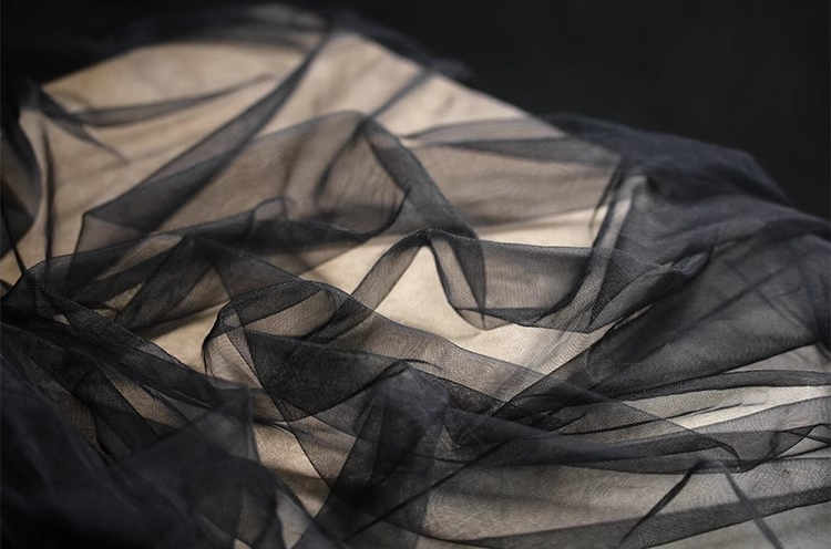 Crystal Sheer Stretch Net – Diamond Grid Tulle for Elegant Creations