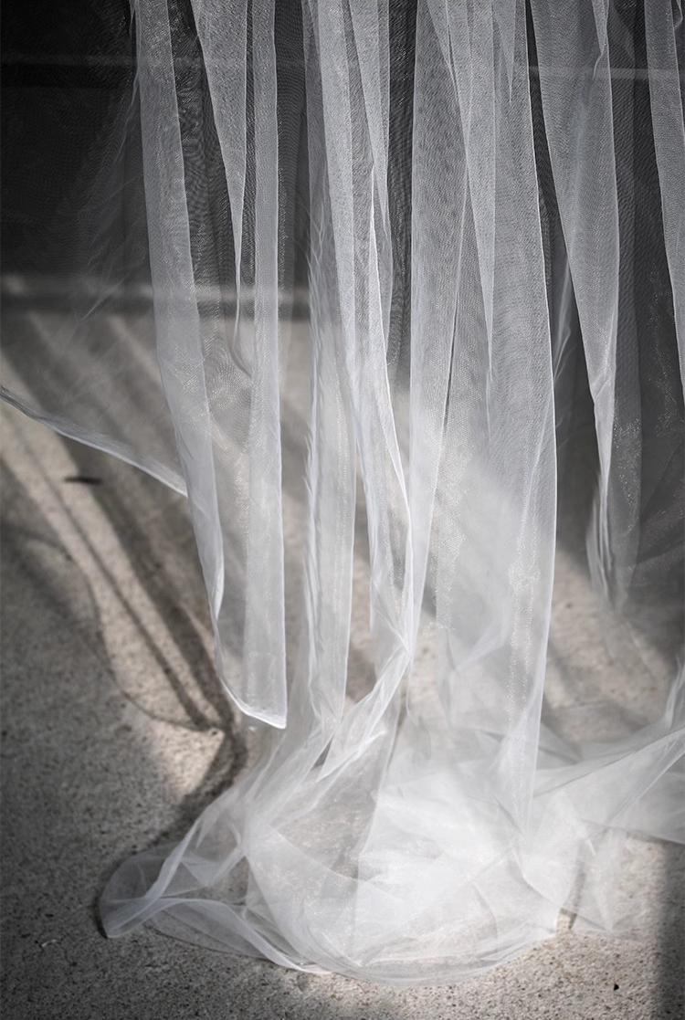 Crystal Sheer Stretch Net – Diamond Grid Tulle for Elegant Creations