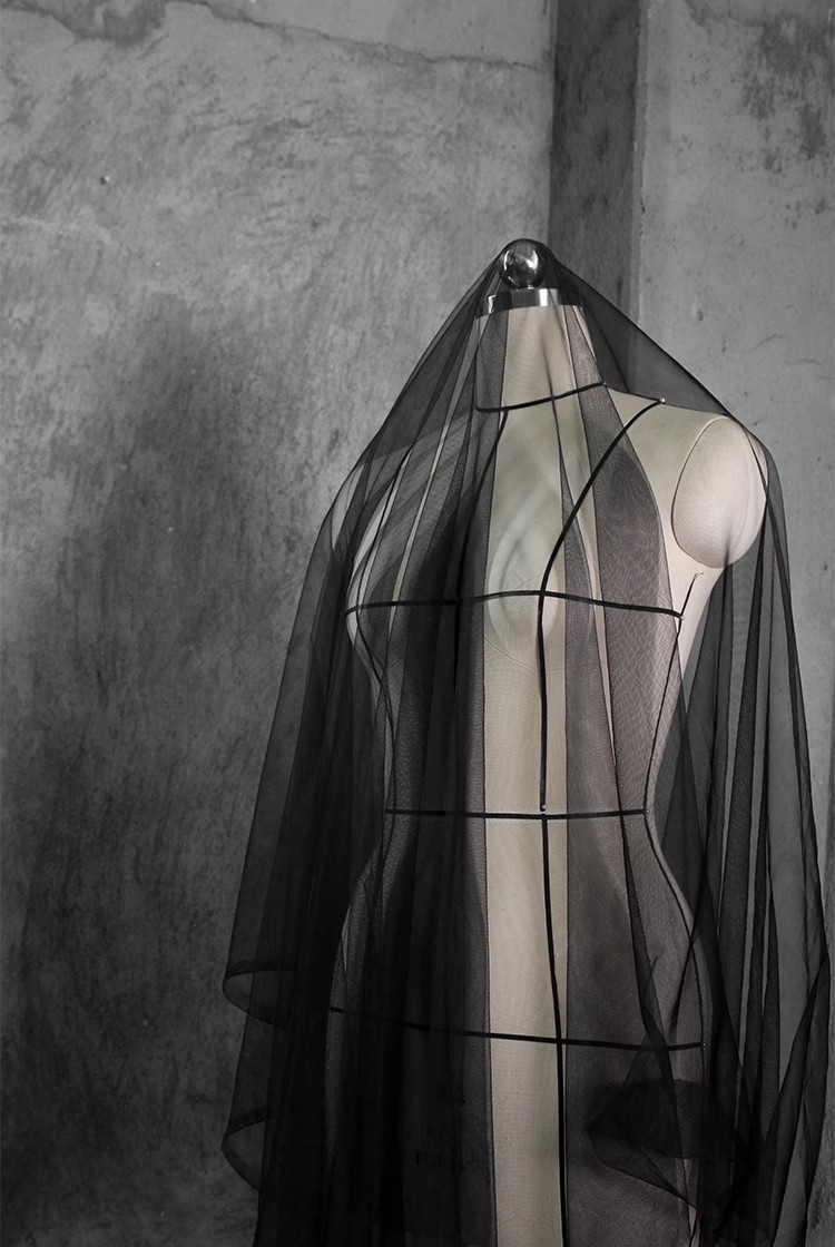 Crystal Sheer Stretch Net – Diamond Grid Tulle for Elegant Creations