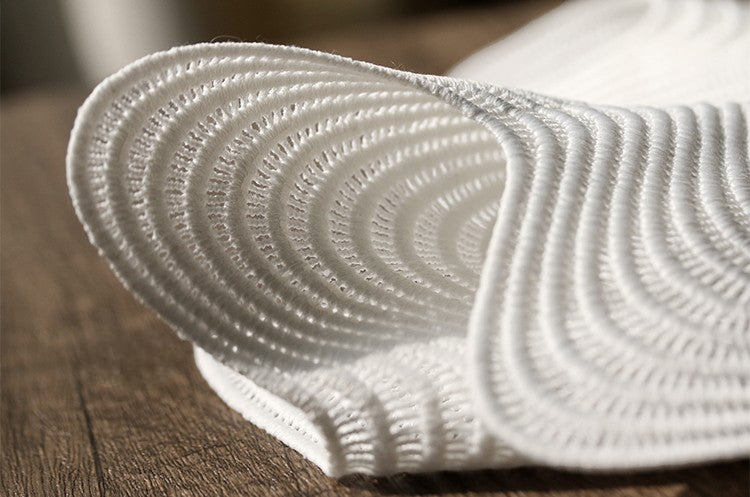 Curved Cutout Textured Lace – Sculpted Designer Fabric