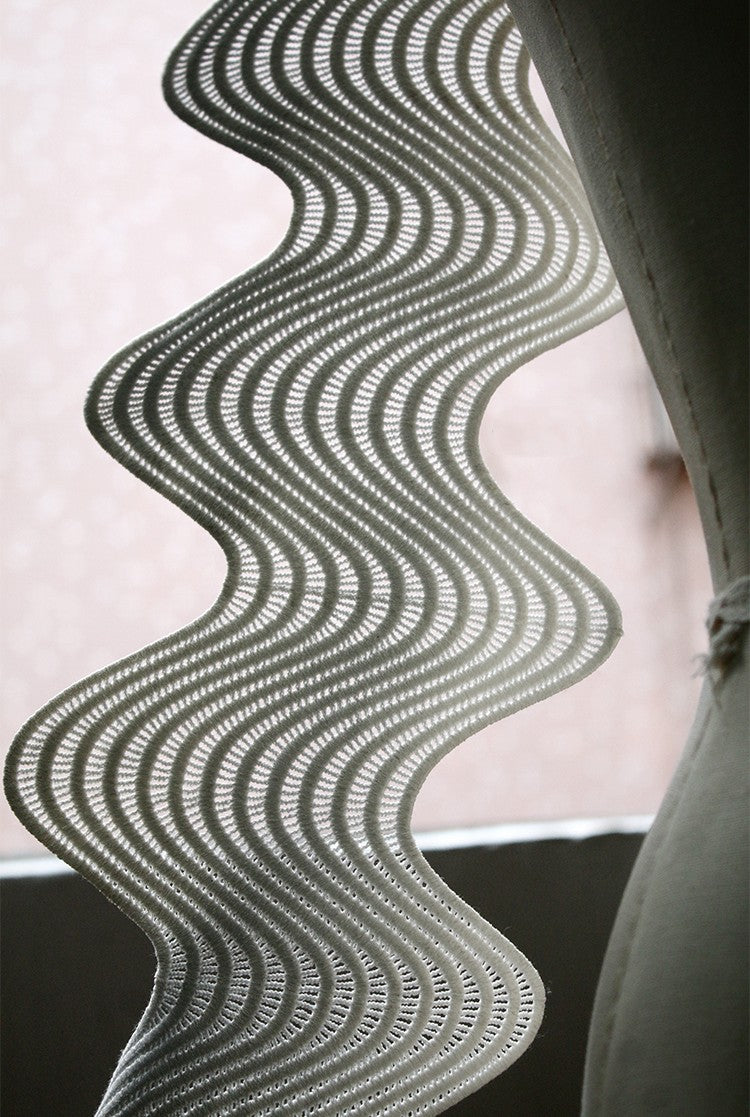 Curved Cutout Textured Lace – Sculpted Designer Fabric
