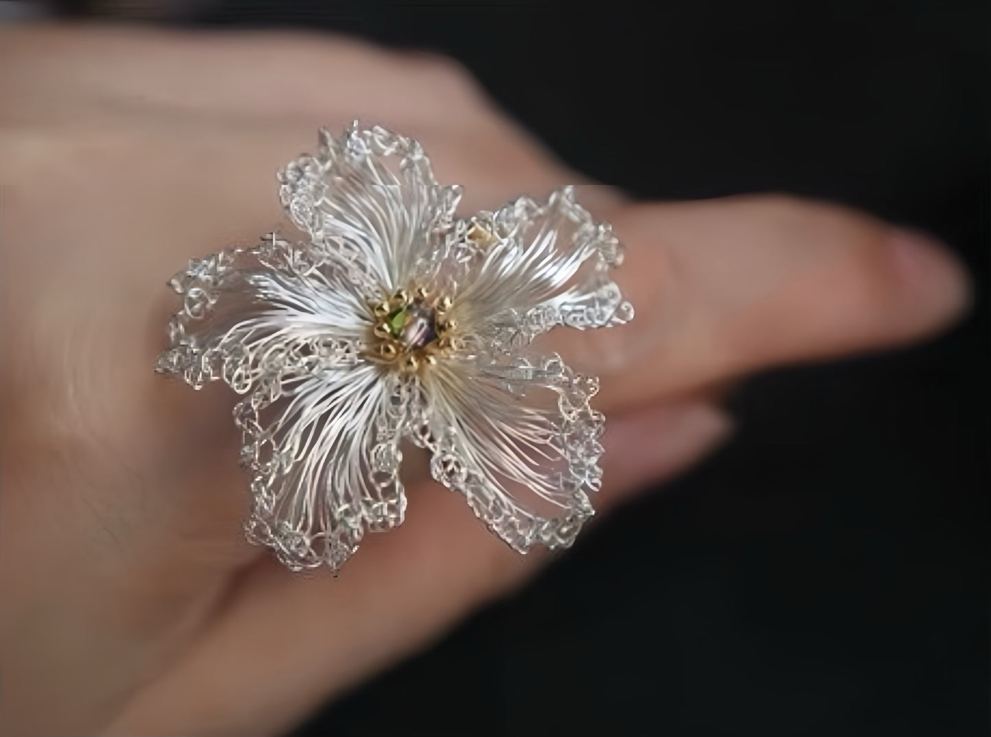 Evening Primrose Glow – Handcrafted Designer Stud Earrings