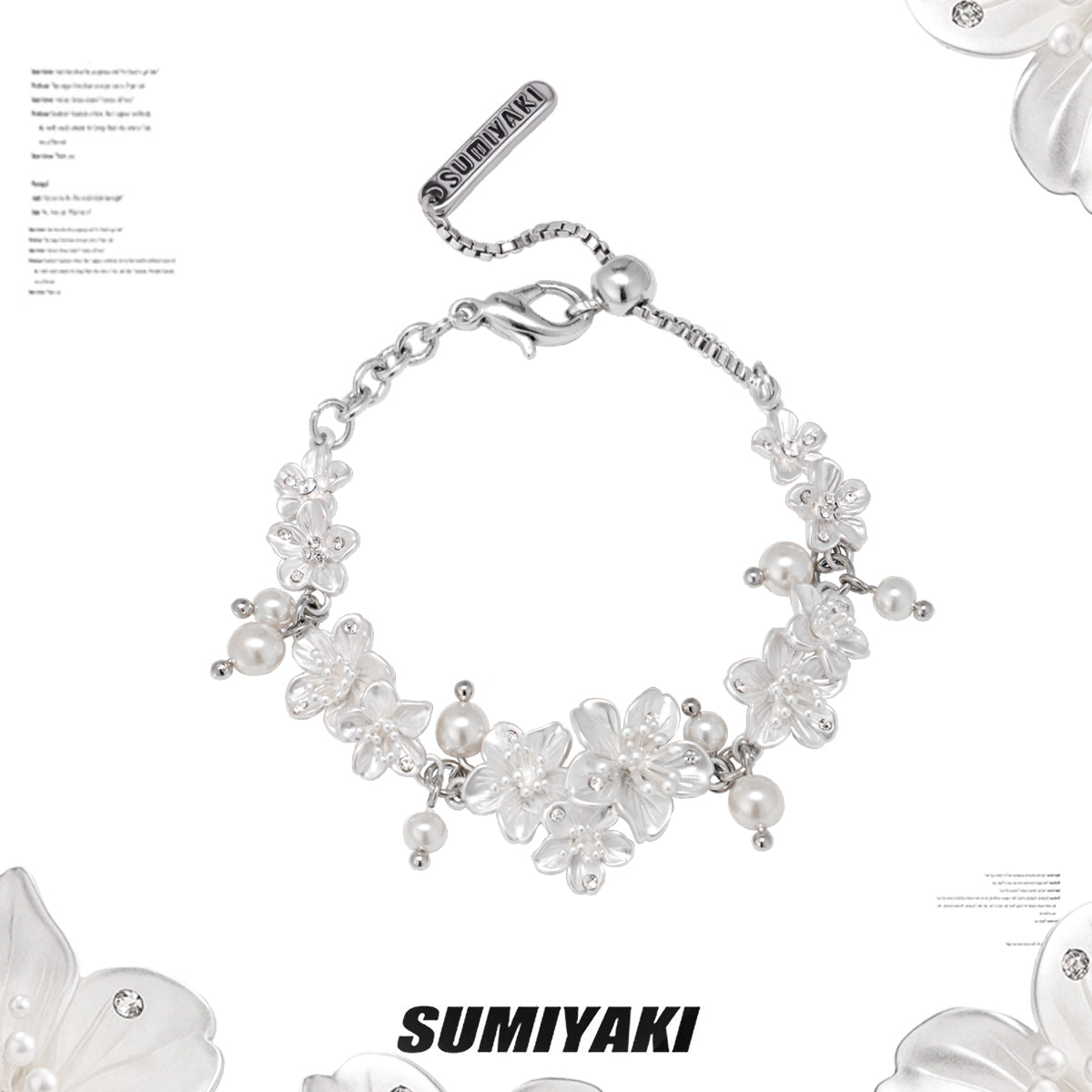 SUMIYAKI Night Sakura Series – Adjustable Minimalist Luxury Bracelet with Modern Oriental Elegance