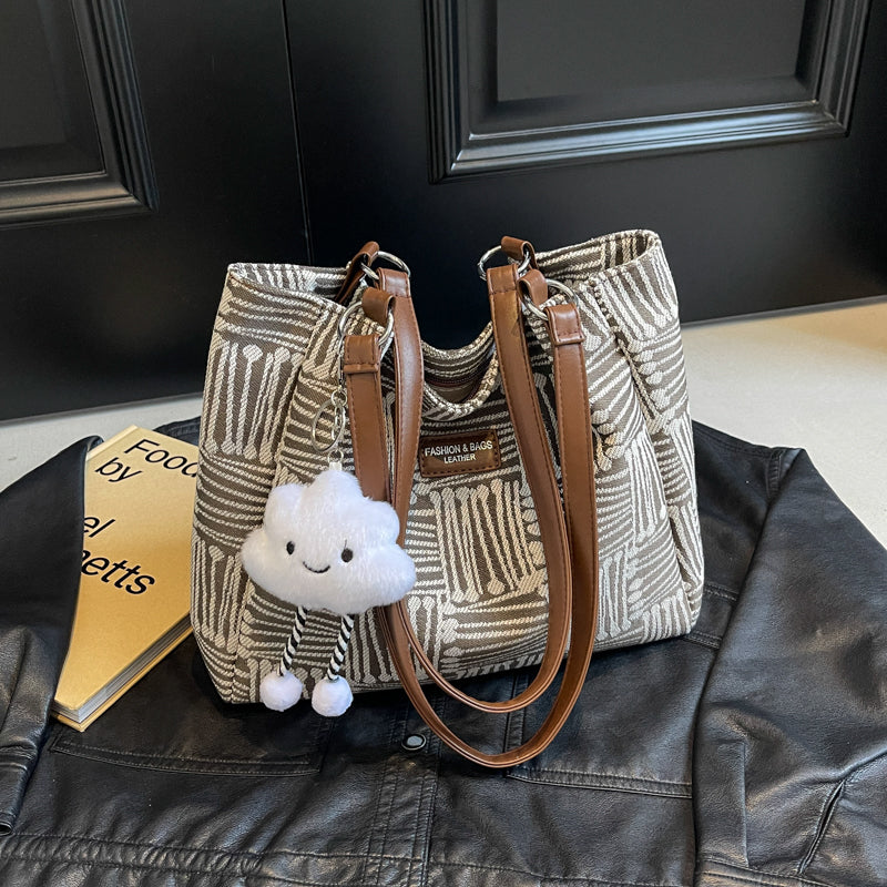 2025 Modern Chic Tote — Large-Capacity Shoulder Bag for Work & Style