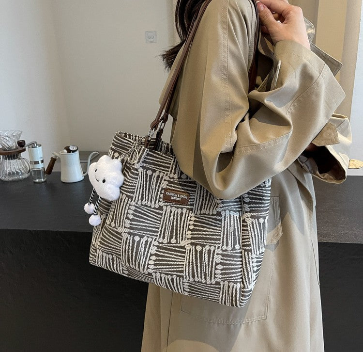 2025 Modern Chic Tote — Large-Capacity Shoulder Bag for Work & Style