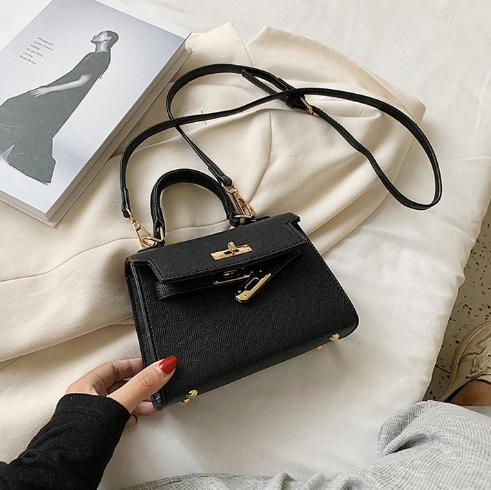 Chic Mini Handbag – Kelly Style, Crossbody & Top Handle