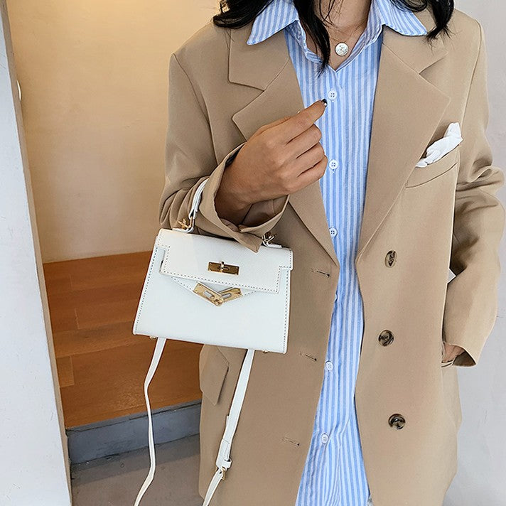 Chic Mini Handbag – Kelly Style, Crossbody & Top Handle