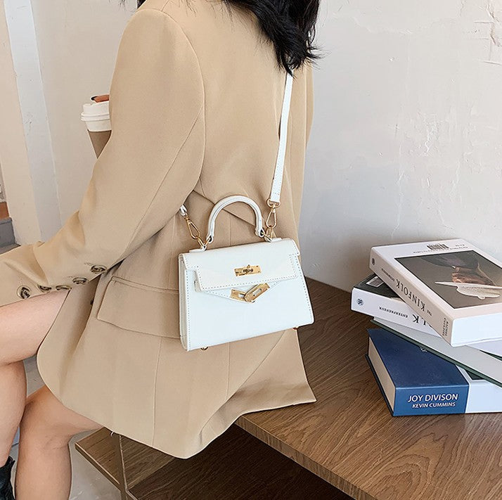 Chic Mini Handbag – Kelly Style, Crossbody & Top Handle