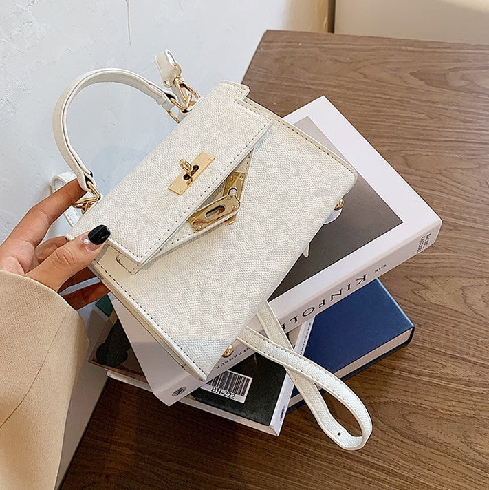 Chic Mini Handbag – Kelly Style, Crossbody & Top Handle