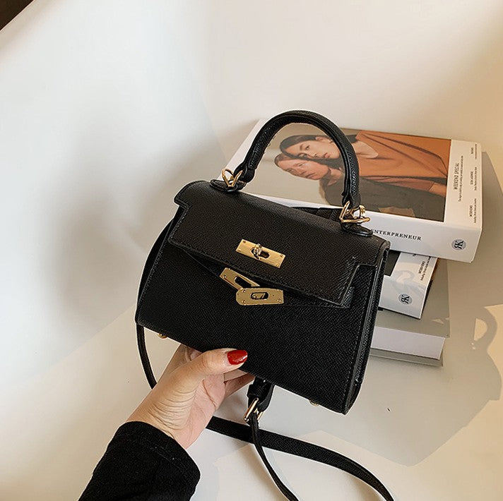 Chic Mini Handbag – Kelly Style, Crossbody & Top Handle