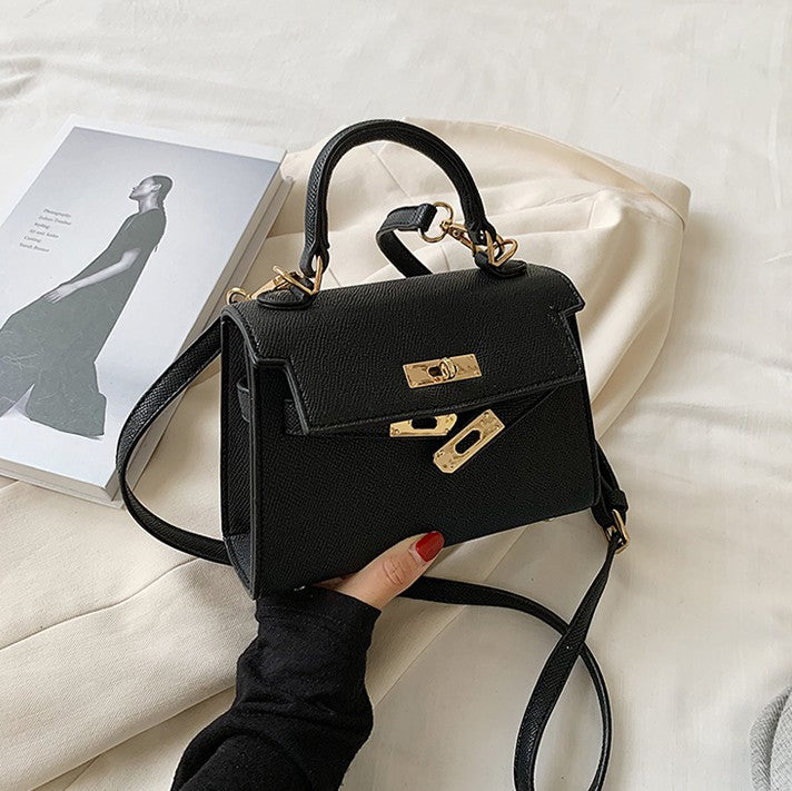 Chic Mini Handbag – Kelly Style, Crossbody & Top Handle