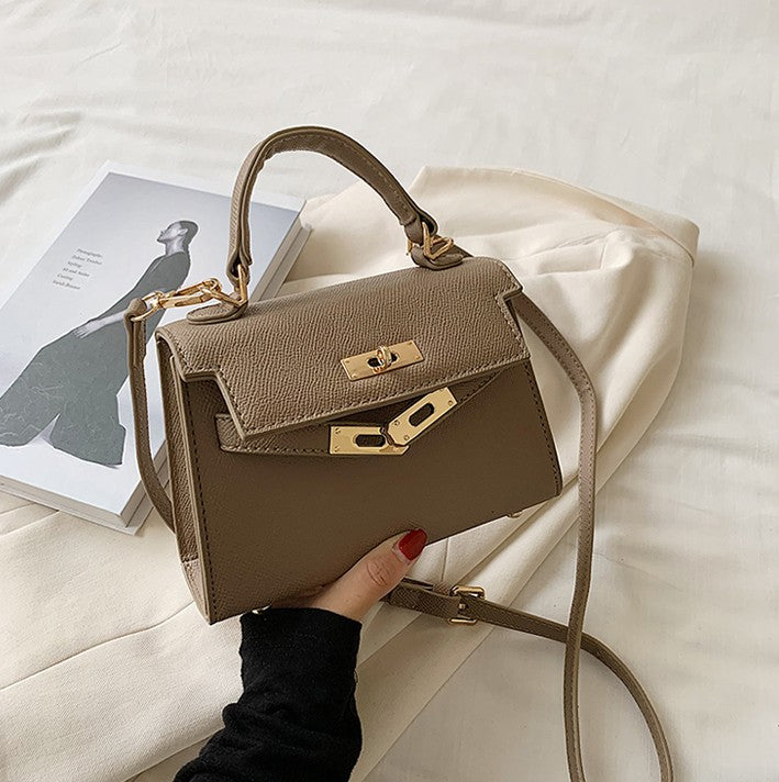 Chic Mini Handbag – Kelly Style, Crossbody & Top Handle