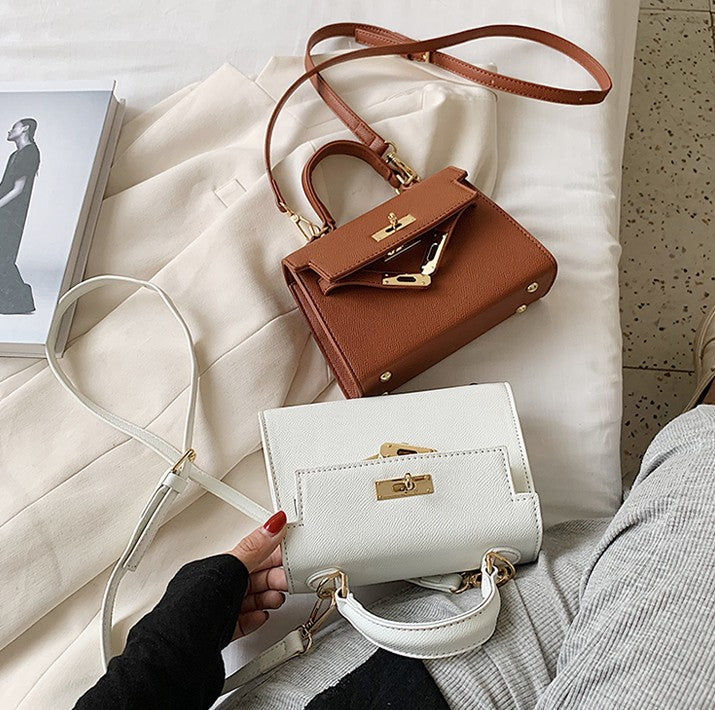 Chic Mini Handbag – Kelly Style, Crossbody & Top Handle