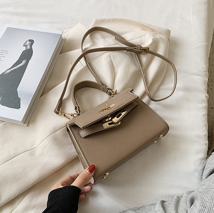 Chic Mini Handbag – Kelly Style, Crossbody & Top Handle
