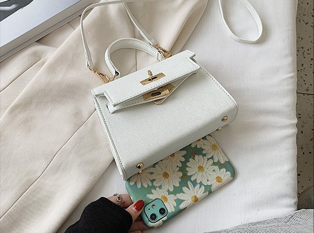 Chic Mini Handbag – Kelly Style, Crossbody & Top Handle