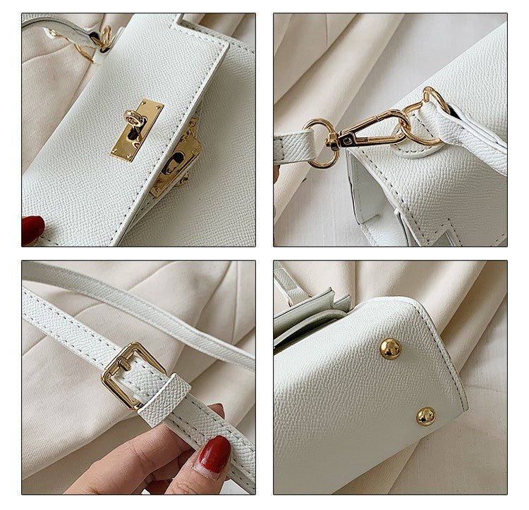 Chic Mini Handbag – Kelly Style, Crossbody & Top Handle
