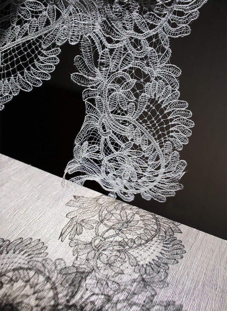 Eyelash Lace Large Trim – Sheer Cutout