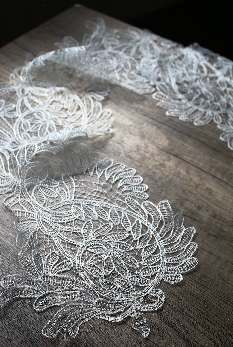 Eyelash Lace Large Trim – Sheer Cutout