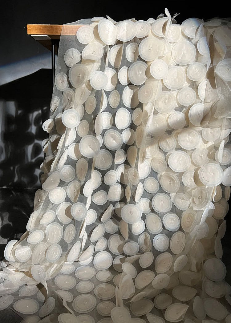 Original 3D Textured Circular Cutwork Mesh