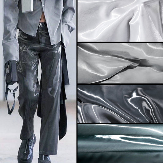 Gray Liquid Crystal Reflective Fabric