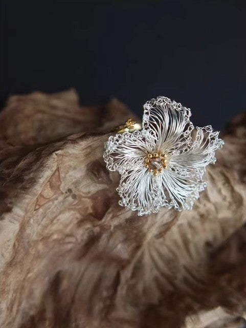 Evening Primrose Glow – Handcrafted Designer Stud Earrings