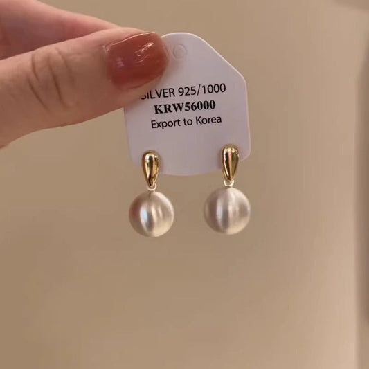 Brushed Silver Ball Stud Earrings – 2025 Vintage-Inspired Sterling Silver Design